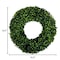 Nature Spring Boxwood Wreath, Artificial Wreath for the Front Door, Home Decor, UV Resistant - 16.5 Inches 690054AEN - alternate 3